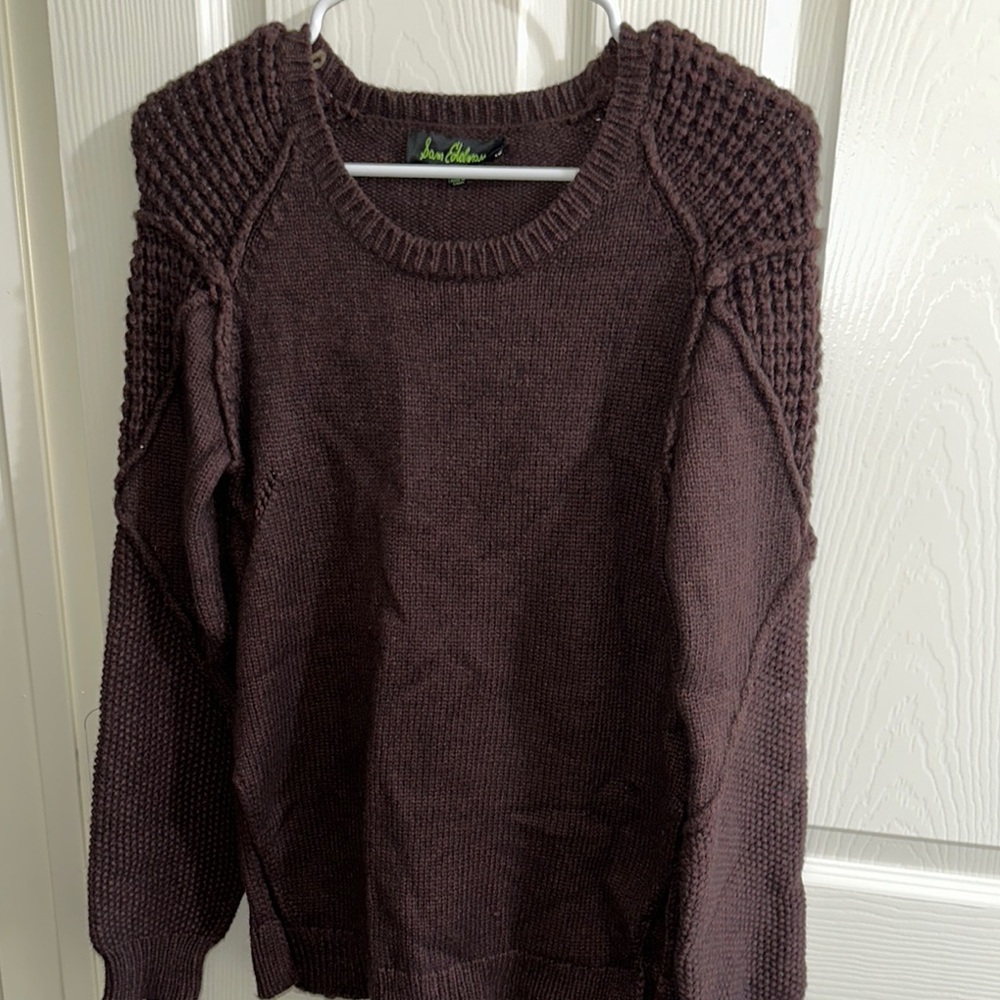 Sam Edelman Brown Crew Neck Sweater